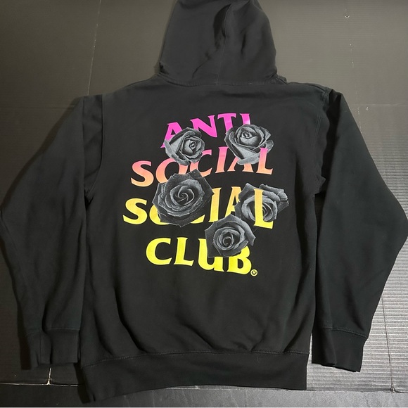 RARE Anti Social Social Club In The Lead Members Only Hoodie